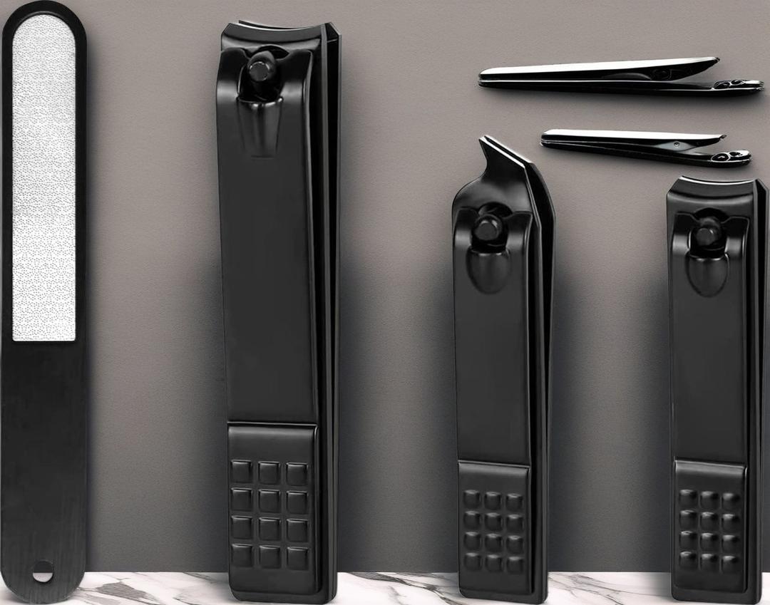 4 PCS Premium Nail Clipper Set for Precise Home Grooming