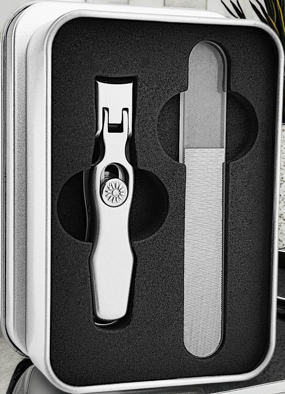 Anti-Splash Stainless Steel Nail Clipper for Thick Nails
