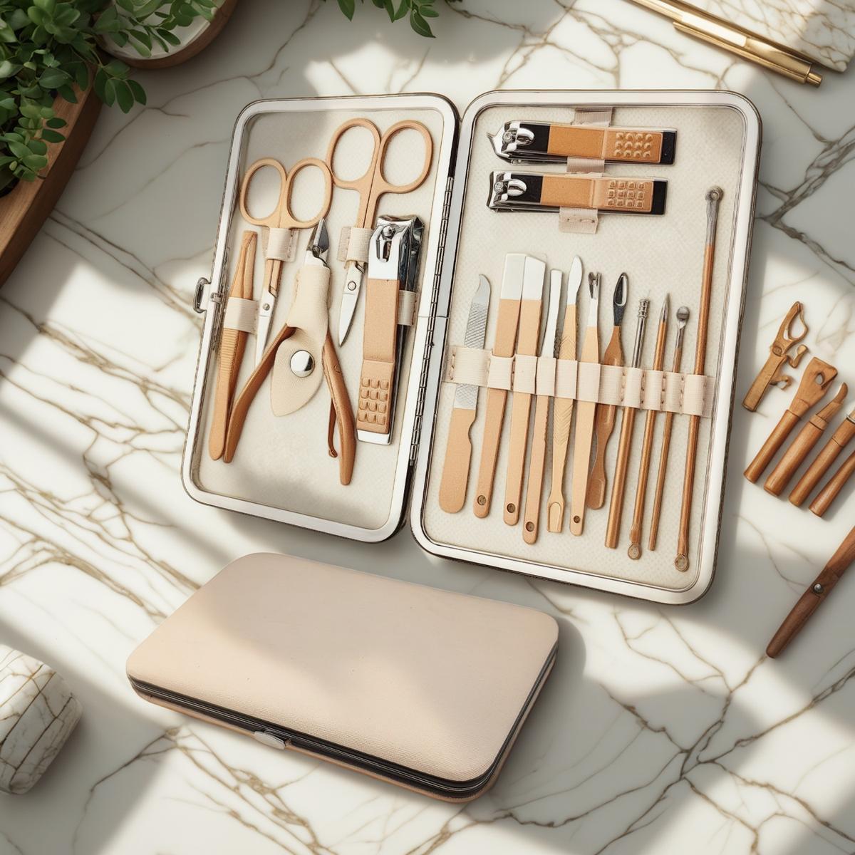 Achat en gros d'outils de soins personnels : Comment choisir un kit de manucure et pédicure de 18 pièces