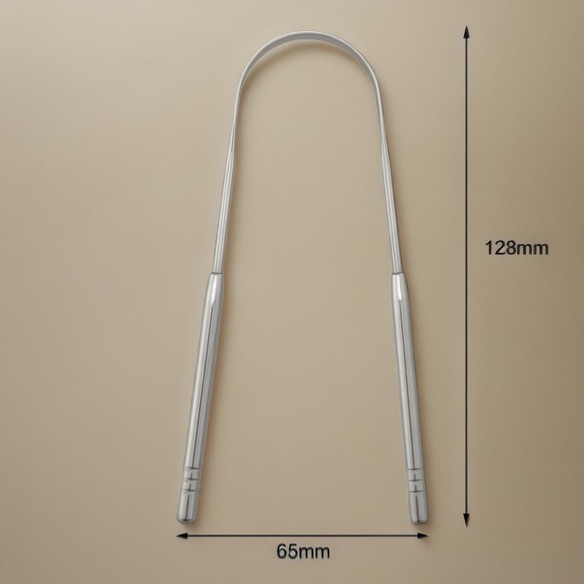 Raspadores de lengua de acero inoxidable al por mayor para spas y tiendas de belleza.