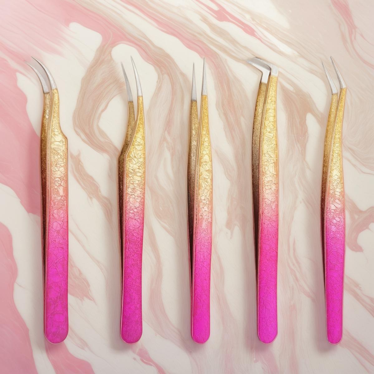 Ferramentas de precisão para extensão de cílios para lash designers profissionais