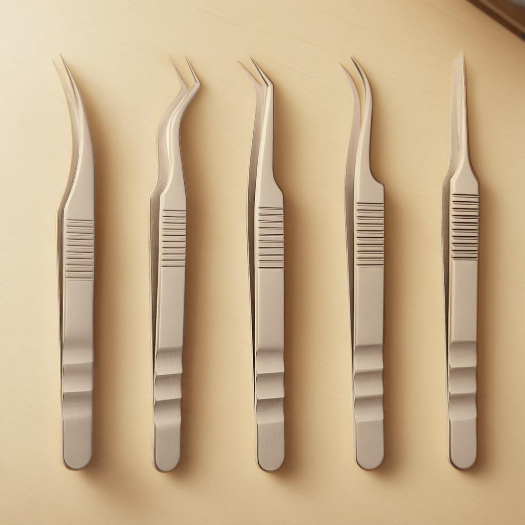 Pinces à épiler professionnelles pour extensions de cils destinées aux acheteurs B2B du secteur de la beauté