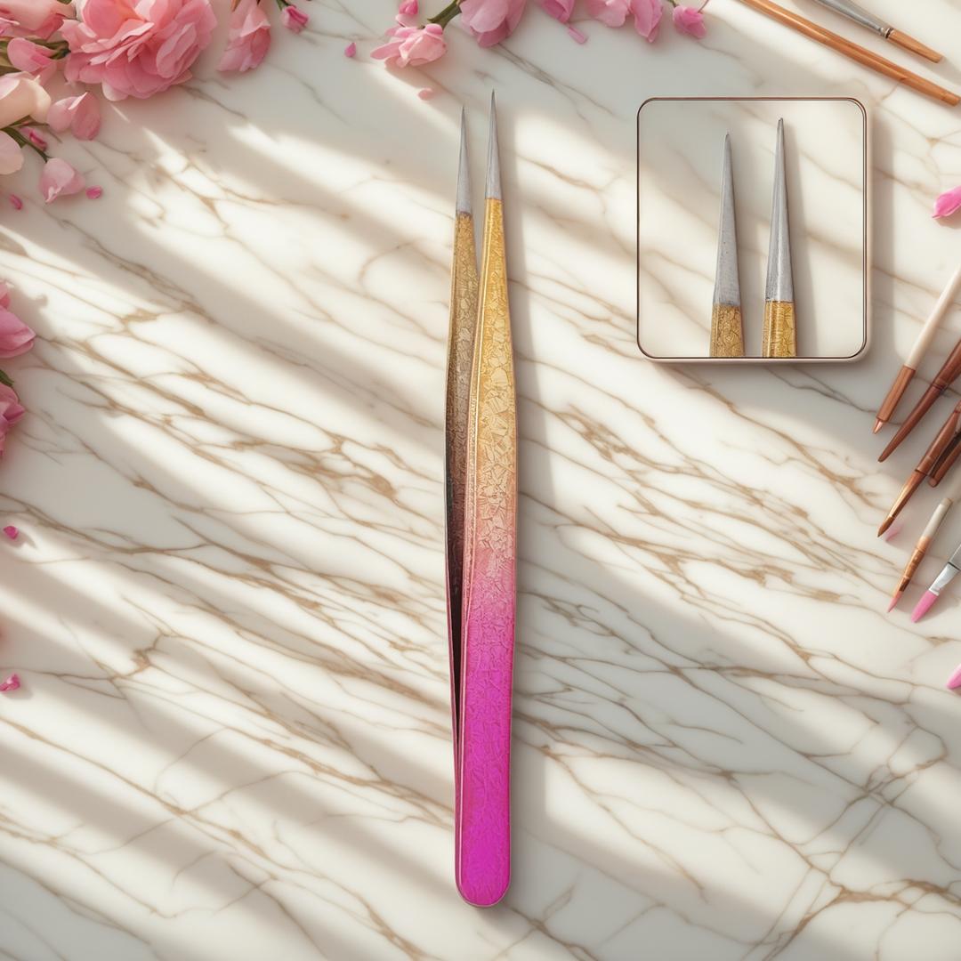 Custom Logo Tweezers for Beauty Brands and Grooming Kits