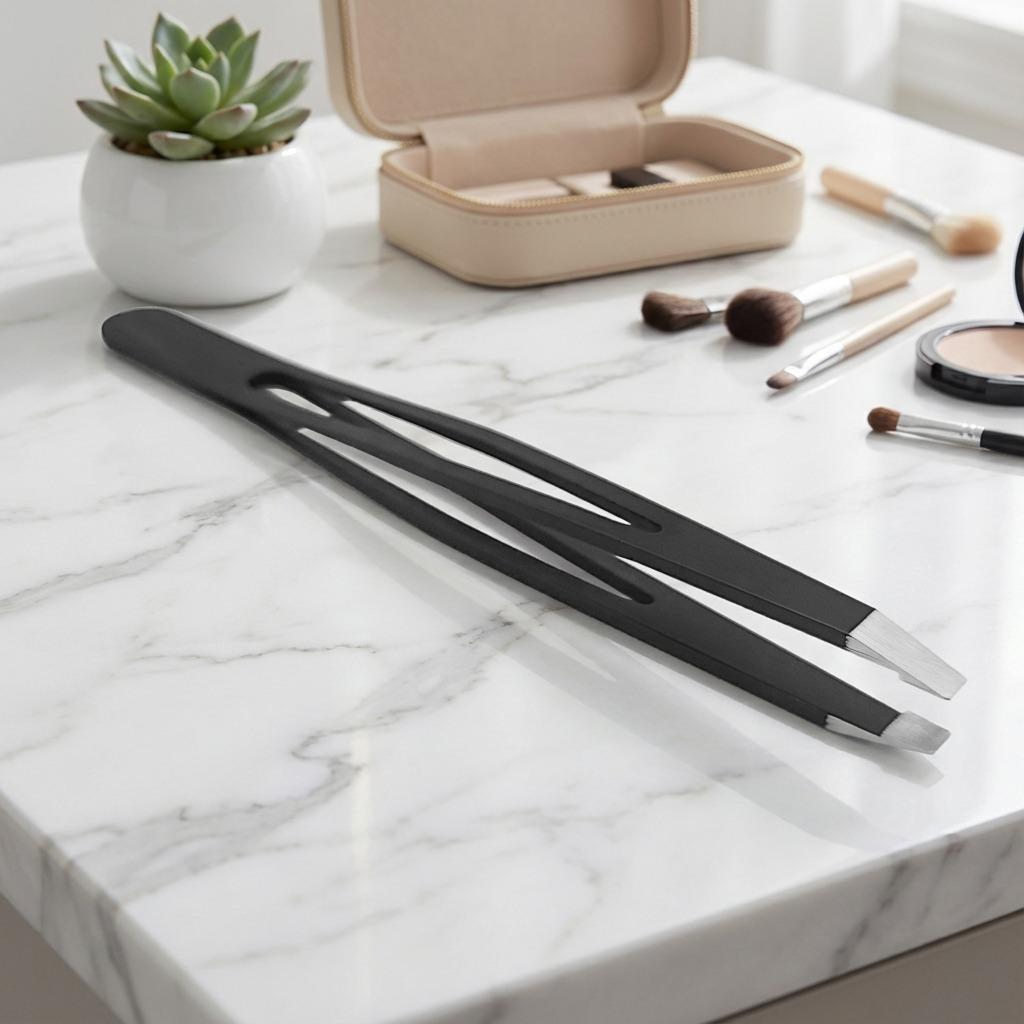 Pinces à épiler personnalisées pour l'approvisionnement en gros d'outils de beauté