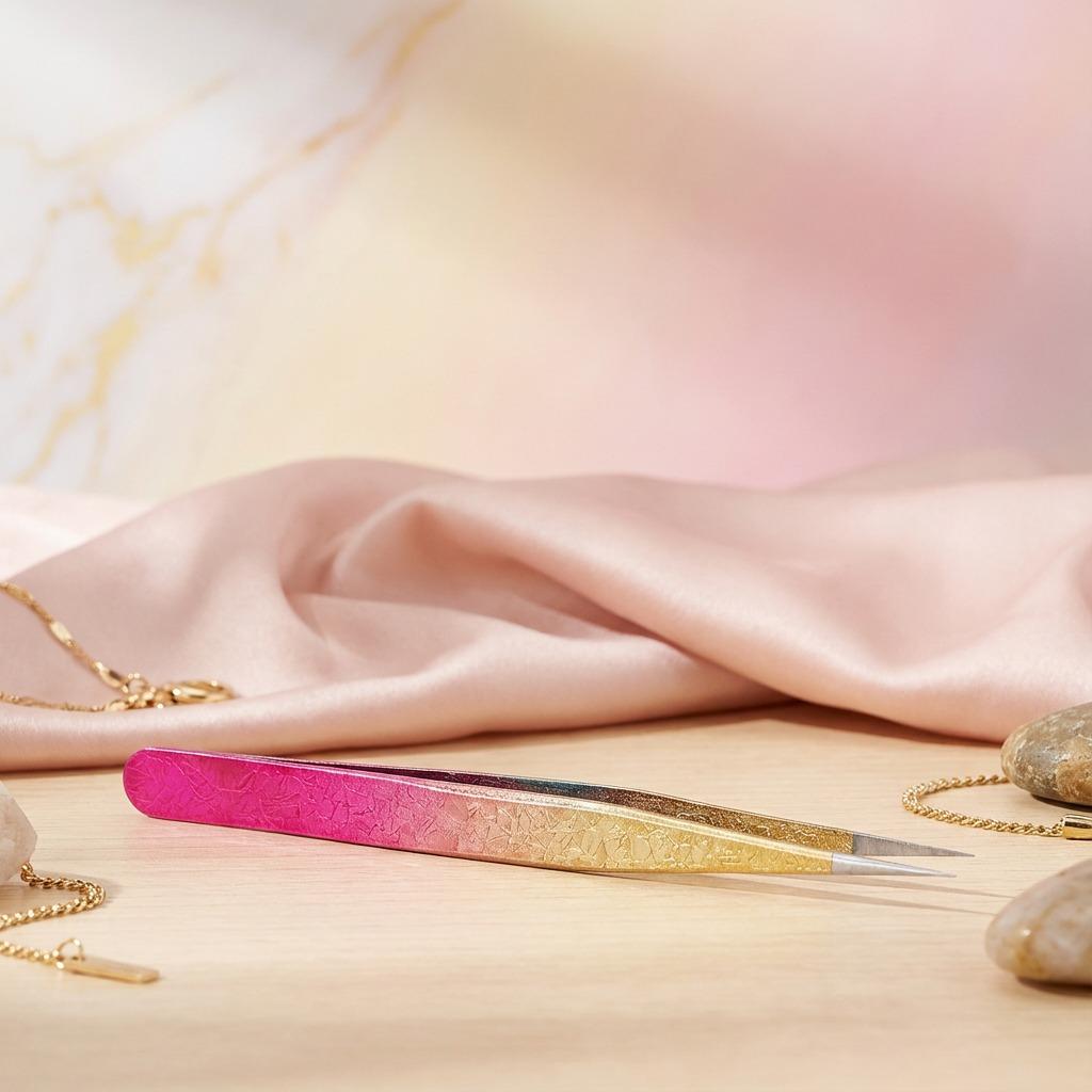 Custom Logo Tweezers for Beauty Brands and Professional Kits