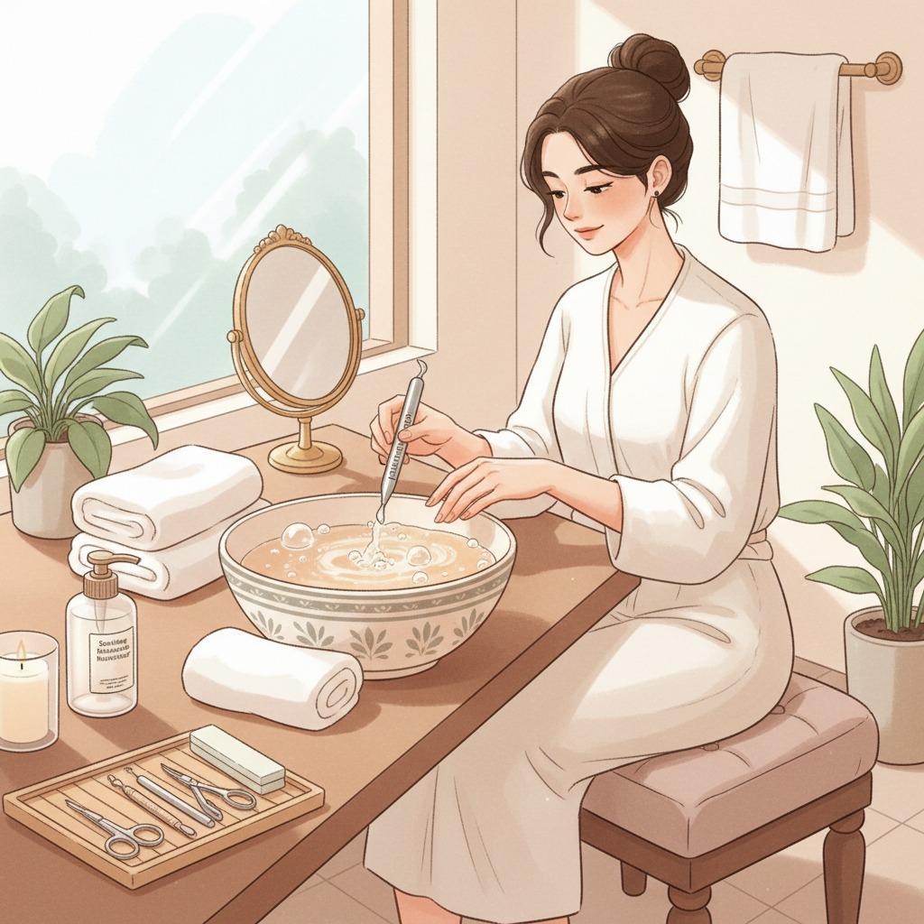 家用不锈钢美甲工具，呵护肌肤和角质层