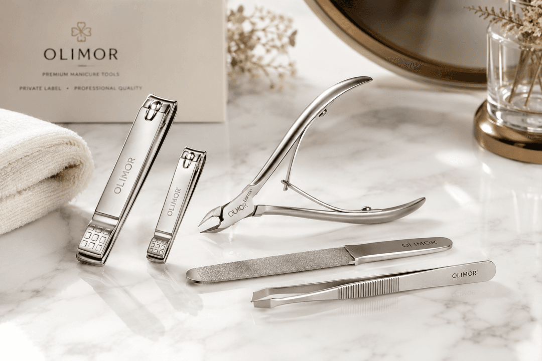 Fabricant d'outils de manucure pour salons, vente au détail et marques privées