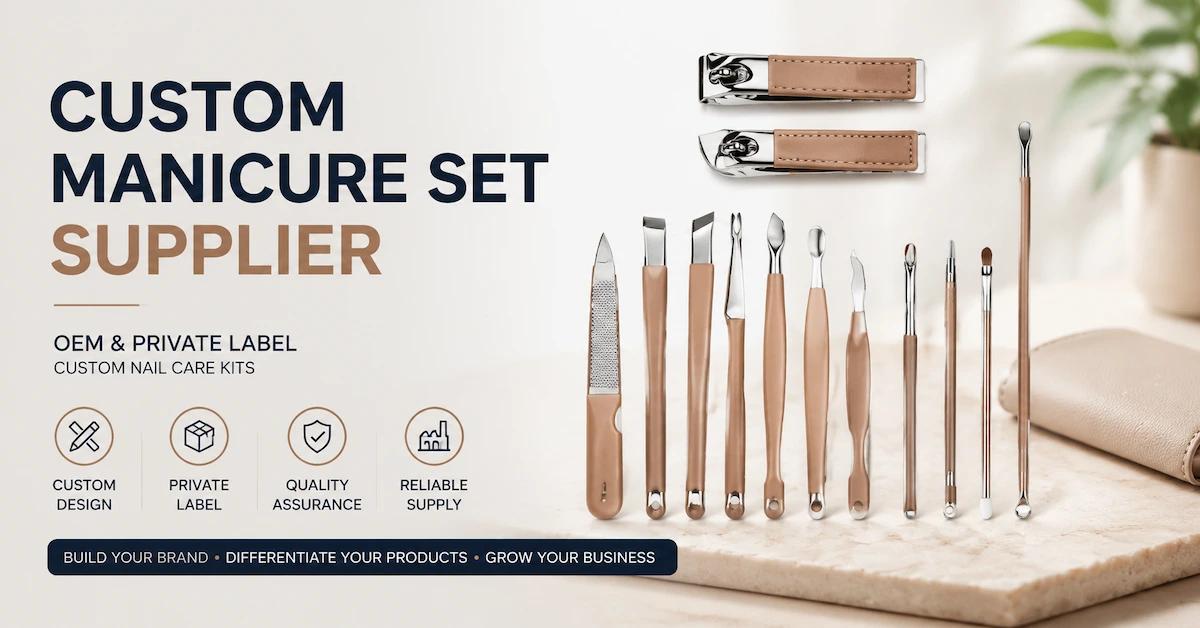 Custom Manicure Set Supplier Guide: How Brands Create Private Label Nail Care Kits
