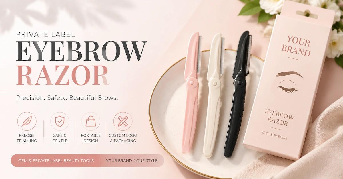 Private Label Eyebrow Razor Guide: How Brands Create Custom Brow Tools