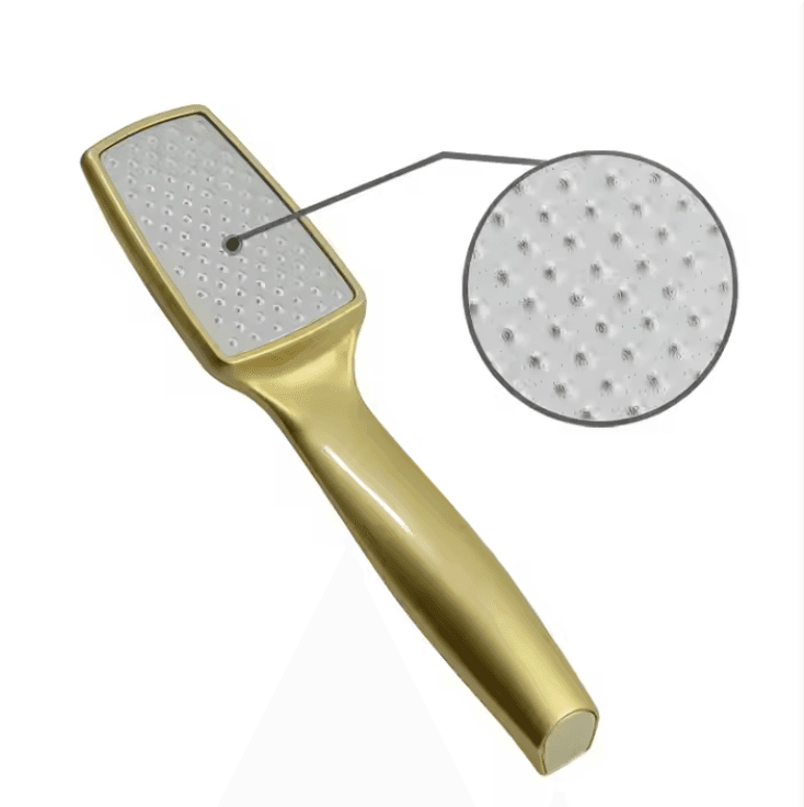 Gold-Toned Metal Foot File for Precise At-Home Foot Care
