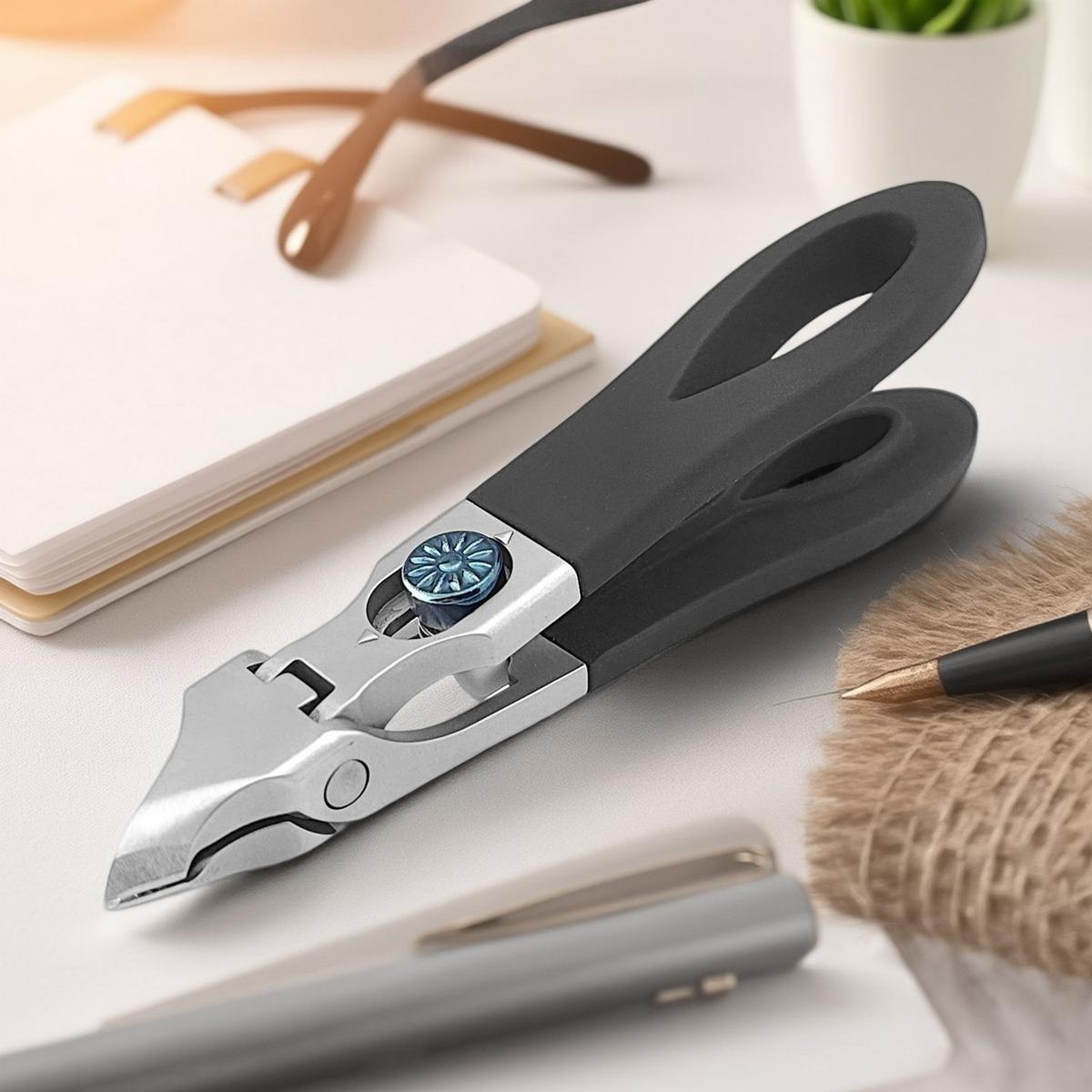 Ergonomic Nail Clipper for Fingernail and Toenail Care