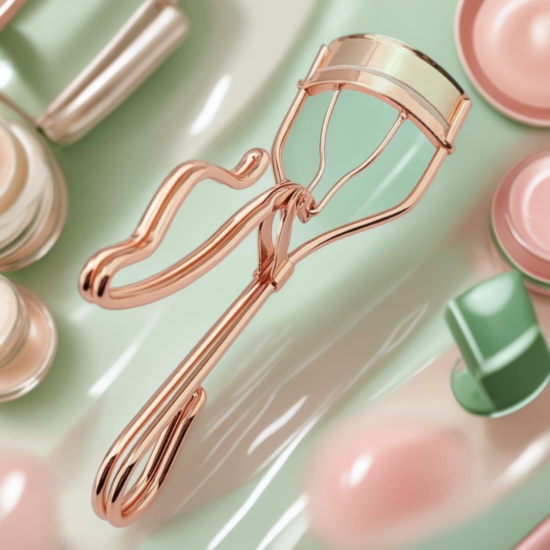 Rizador de pestañas de precisión color oro rosa: una guía práctica para quienes compran herramientas de belleza.