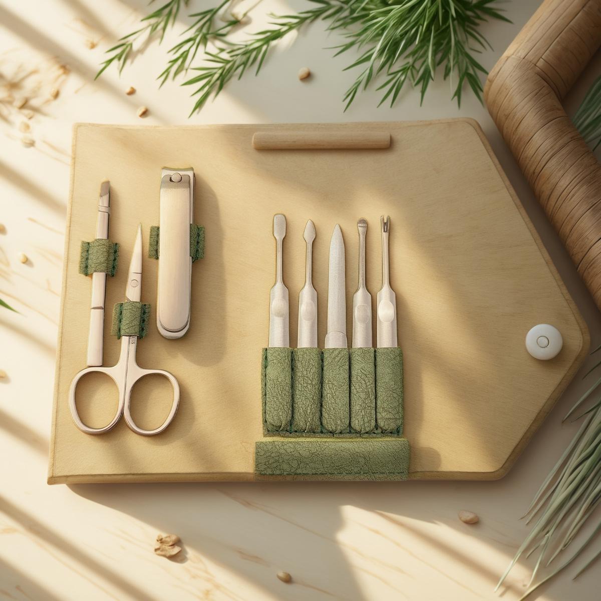 Fabricante de herramientas de belleza personalizadas para sets de manicura y kits de aseo personal.