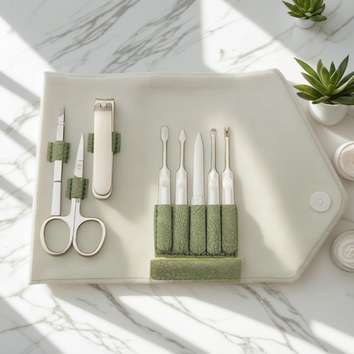 Fabricante de herramientas de belleza personalizadas para sets de manicura y pedicura.