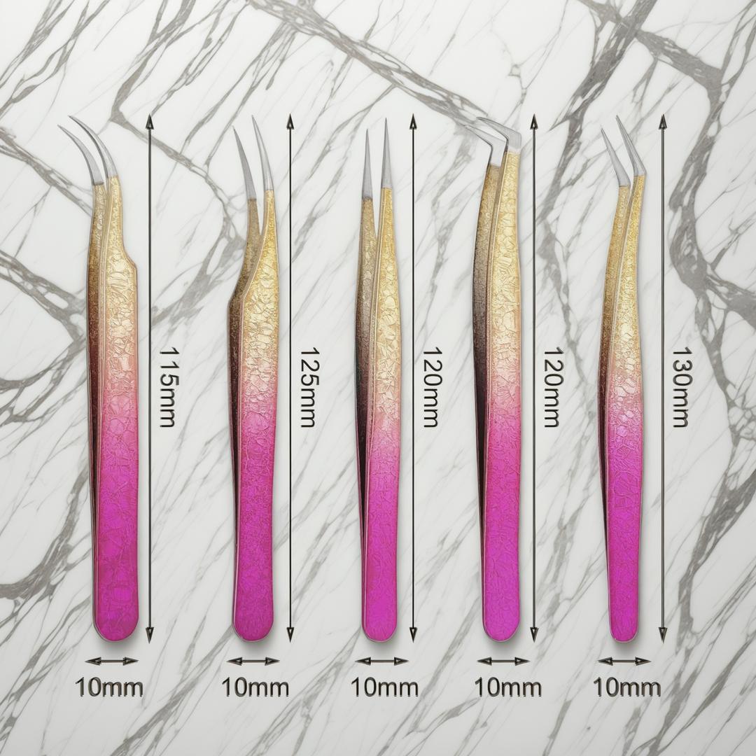 Guía de compra de pinzas para extensiones de pestañas para salones de belleza