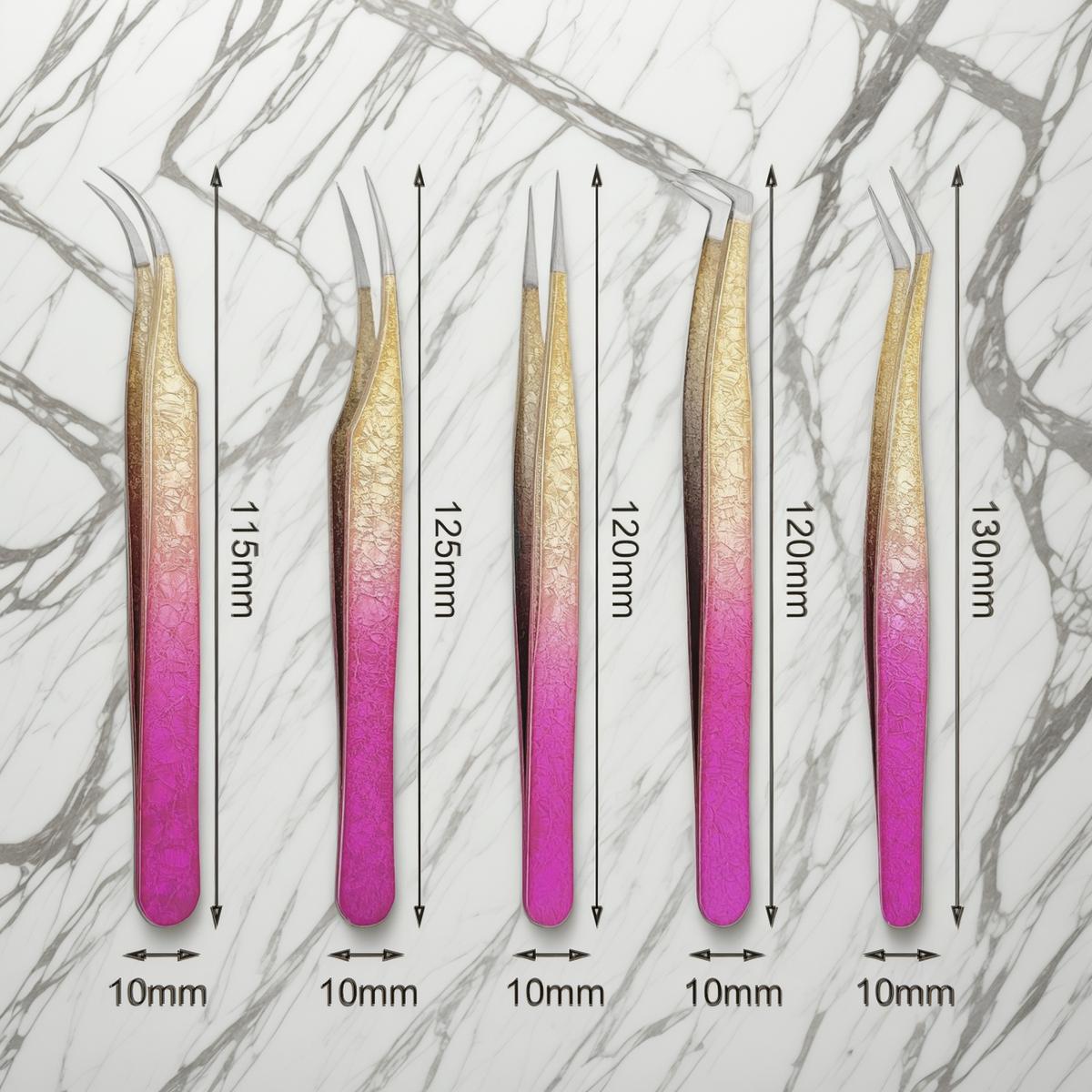 Guía de compra de pinzas para extensiones de pestañas para salones de belleza