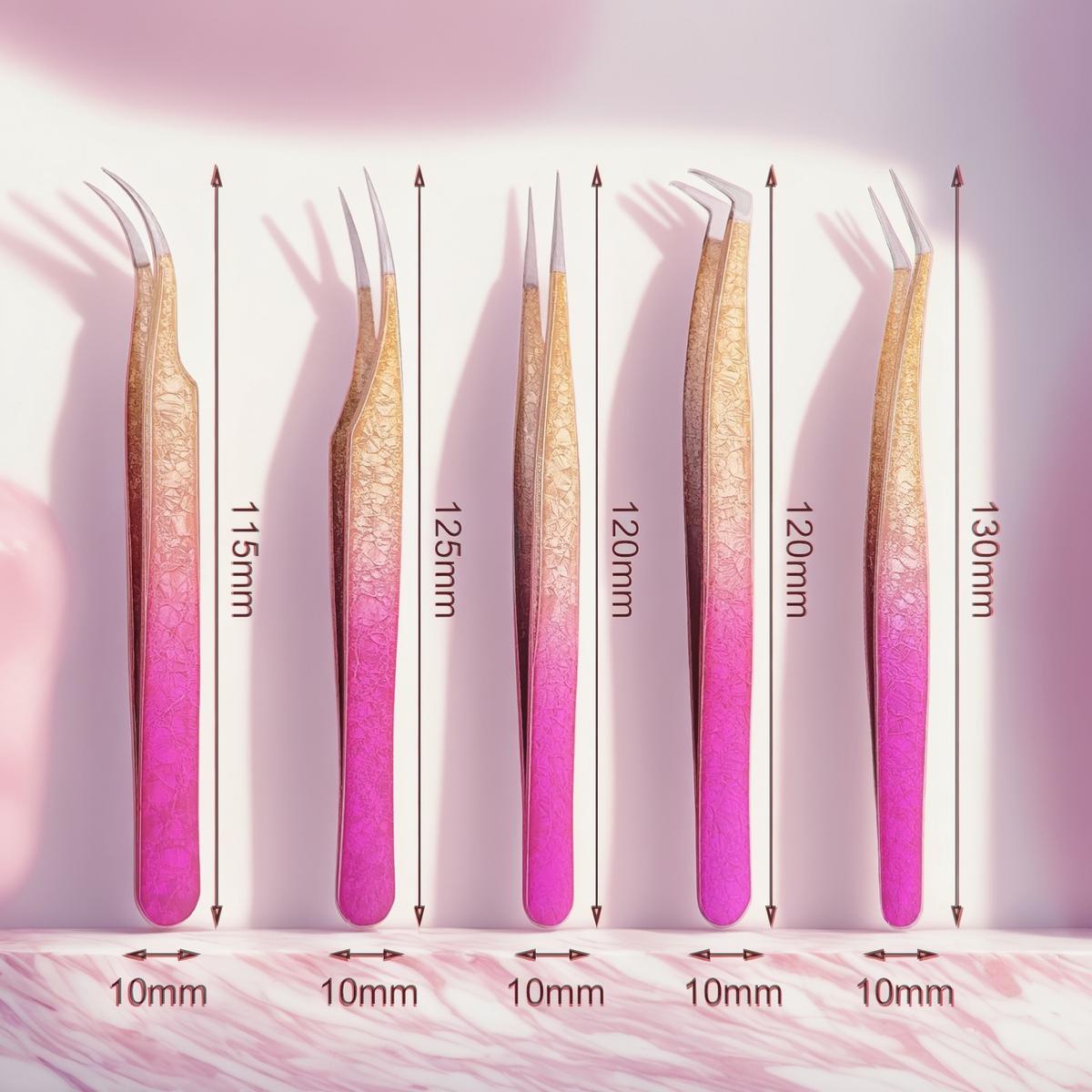 Pinzas personalizadas para empresas y distribuidores de productos de belleza.