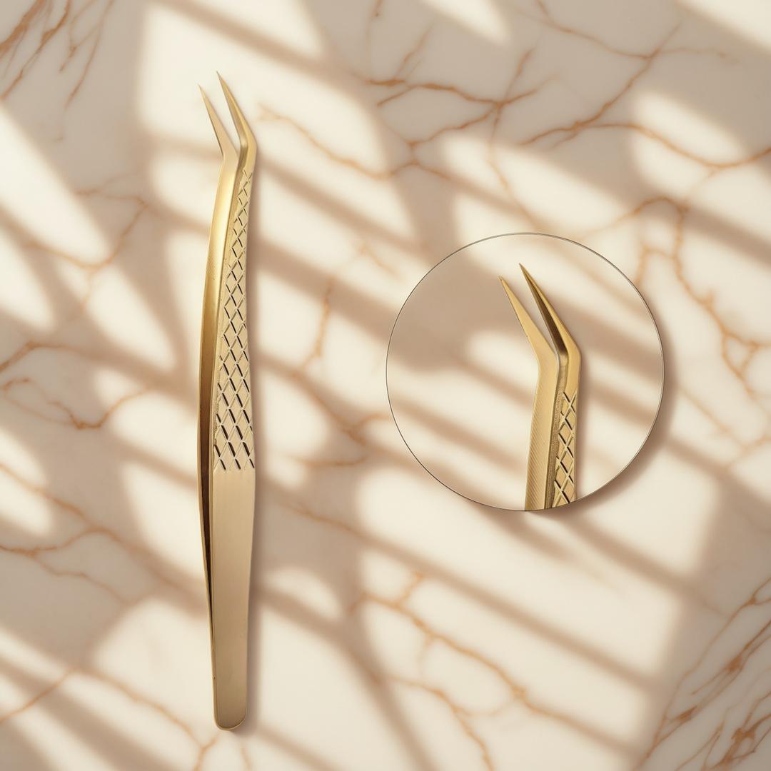 Pinces à épiler personnalisées pour les techniciennes en extensions de cils et les marques de beauté