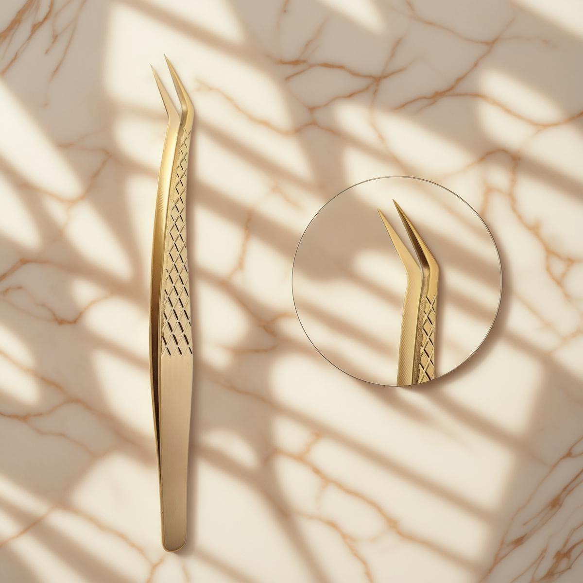 Pinces à épiler personnalisées pour les techniciennes en extensions de cils et les marques de beauté