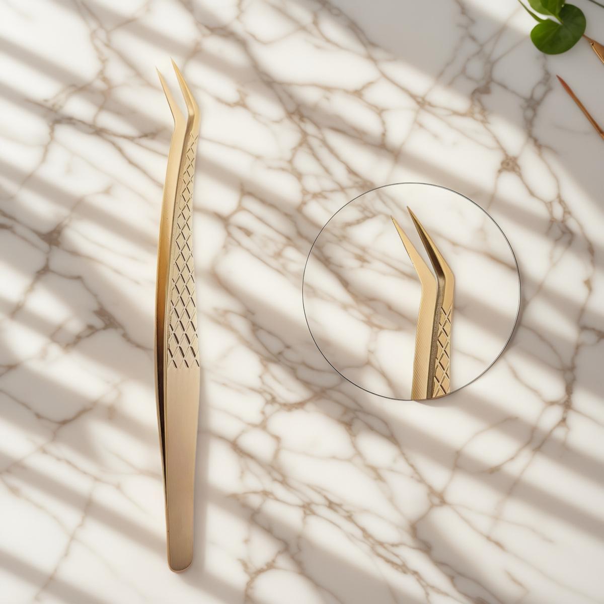 Pinces à épiler personnalisées pour la précision des extensions de cils et acheteurs d'outils de beauté OEM
