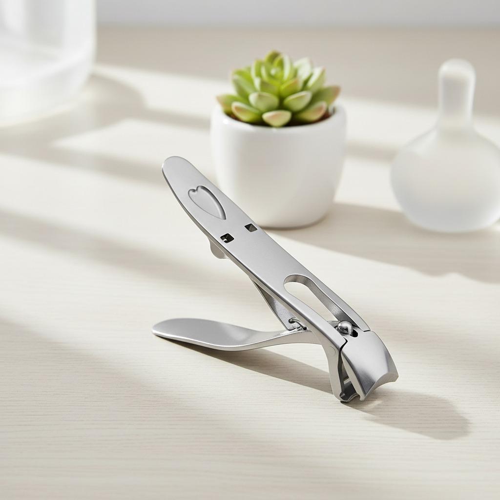 Coupe-ongles personnalisé avec découpe en forme de cœur pour les acheteurs B2B du secteur de la beauté