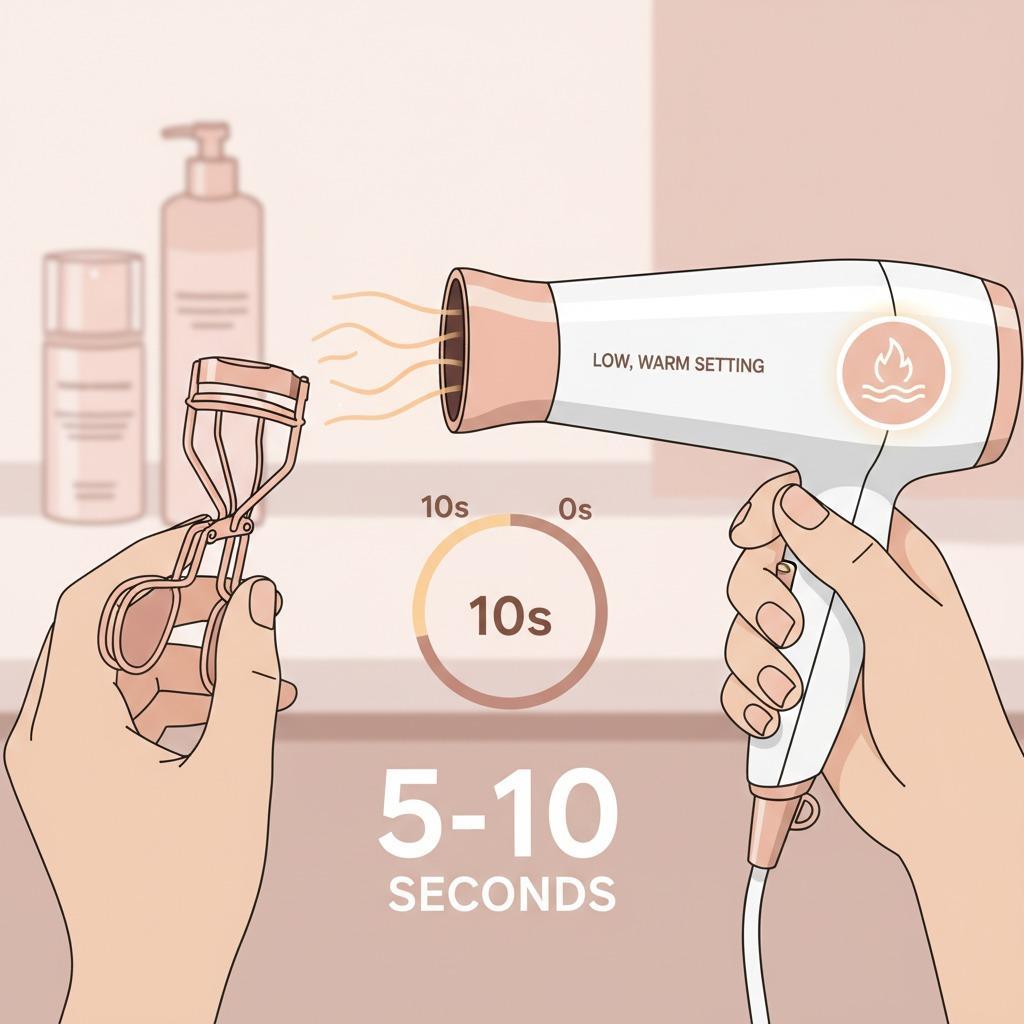 Comment chauffer un recourbe-cils avec un sèche-cheveux en toute sécurité